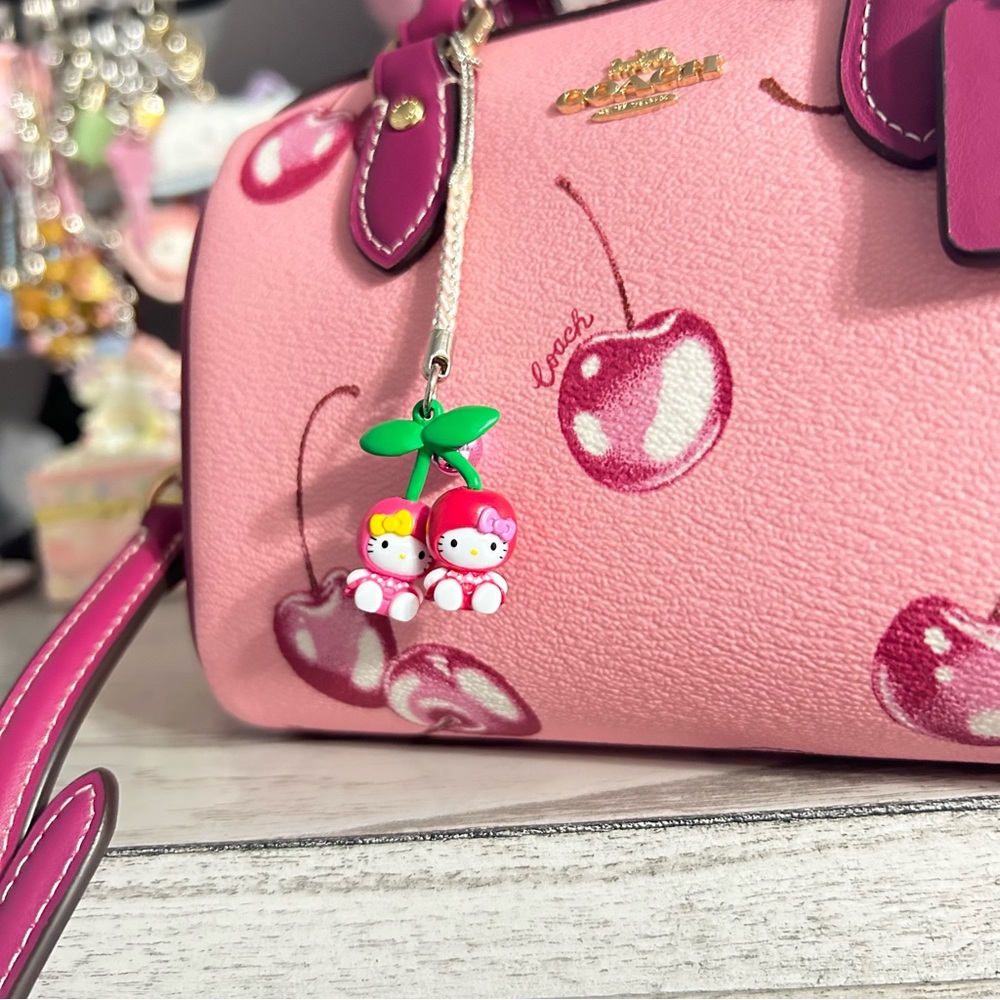 Hello Kitty Cherry Keychain